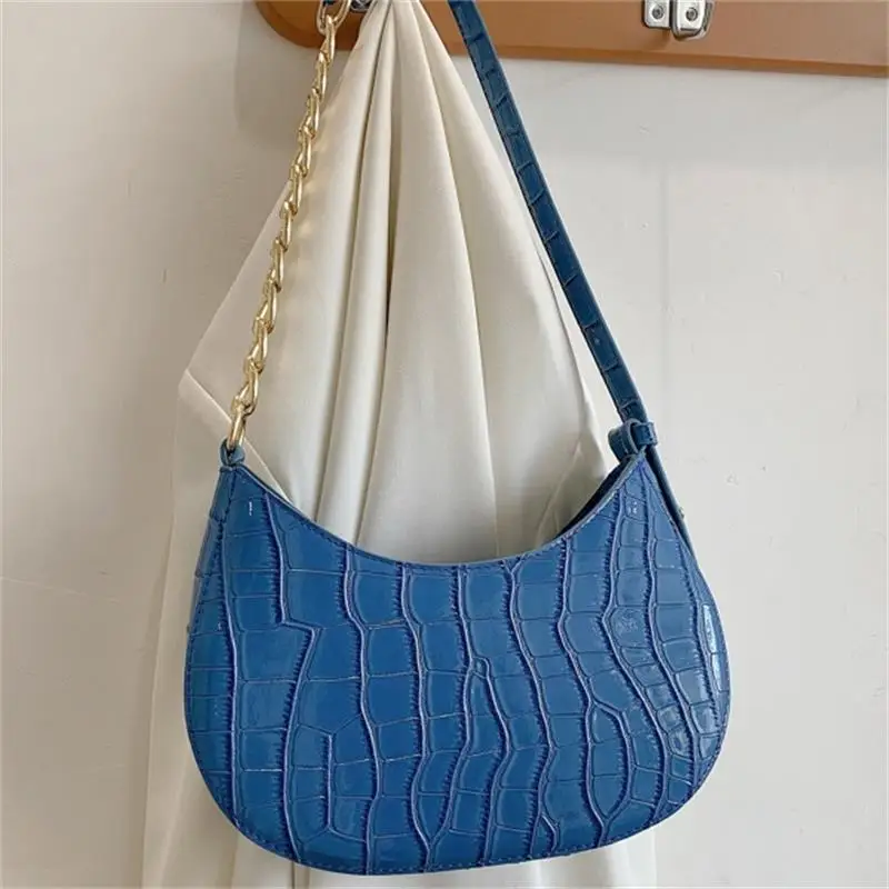 Casual Handbag Women's Fashion Chain Leather Small Square Bag Simple Irregular Arc Underarm Bag Single Shoulder Bag Female 2021
Casual Handbag Women's Fashion Chain Leather Small Square Bag Simple Irregular Arc Underarm Bag Single Shoulder Bag Female 2021