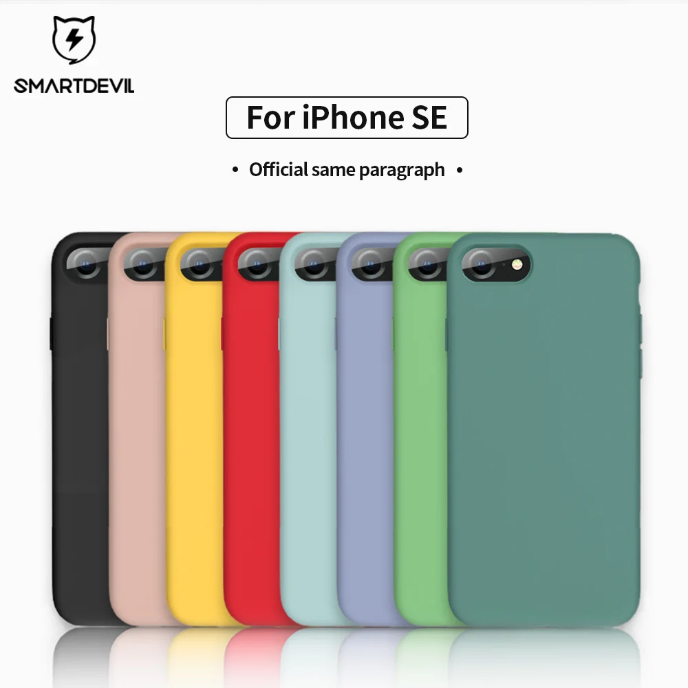 Чехол для телефона SmartDevil iPhone SE 2020 однотонный чехол силиконовые пары милые