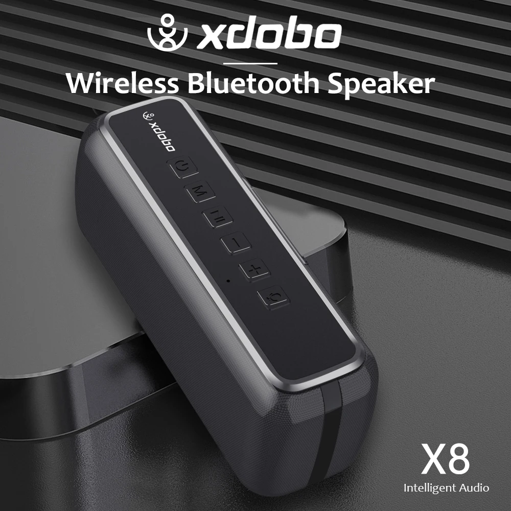 XDOBO X8 II 60 Вт Портативный Bluetooth-совместимый динамик сабвуфер BT5.0 звуковая коробка