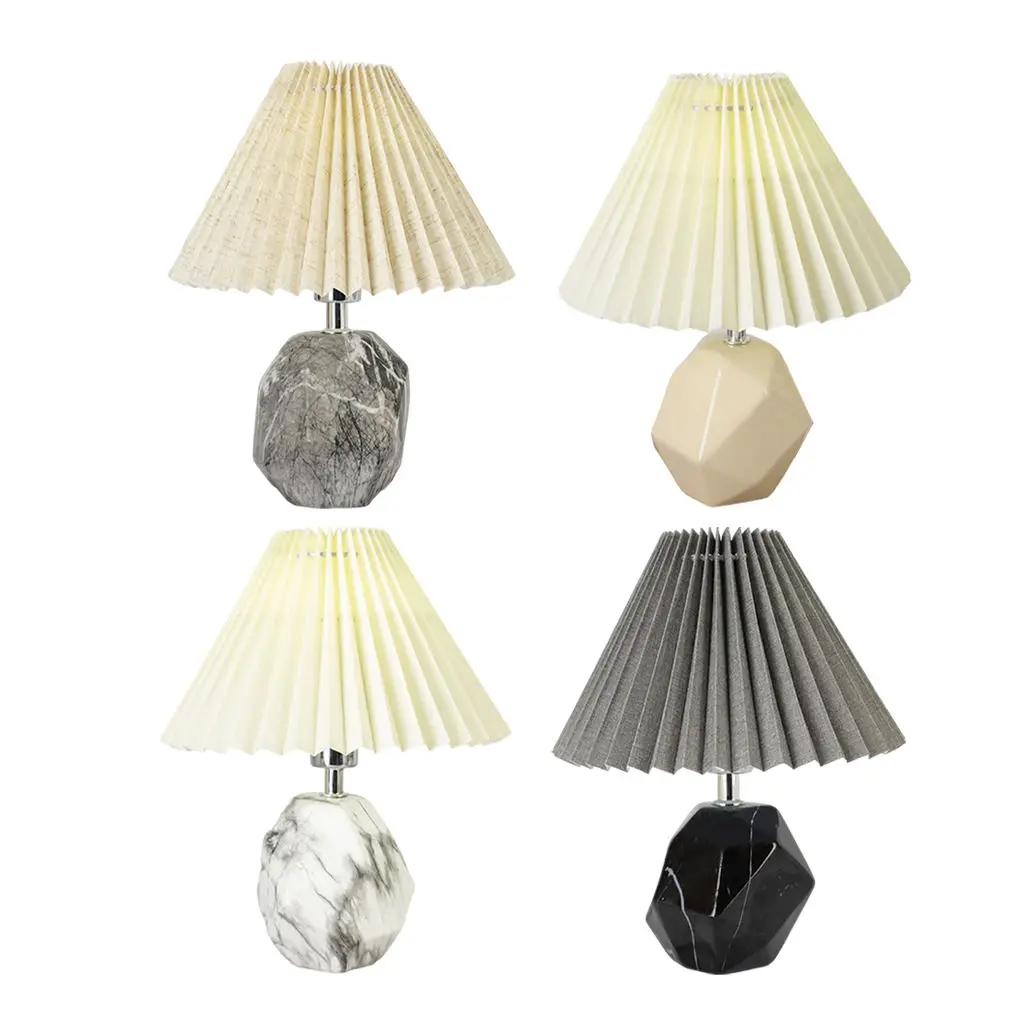 Modern Marble Base Table Lamp Bedside Nightstand Light for Bedroom Studying Reading Study Room Lighting Office Restaurants Hotel
Modern Marble Base Table Lamp Bedside Nightstand Light for Bedroom Studying Reading Study Room Lighting Office Restaurants Hotel