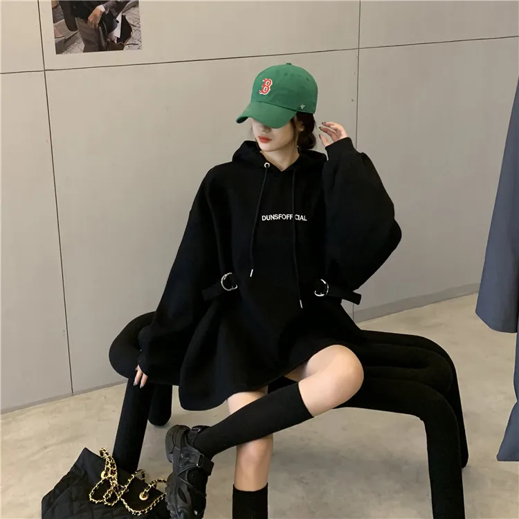 XZ2069 women velvet thick hooded loose mid-length letter embroidery BF wind long-sleeved Sweatshirts
XZ2069 women velvet thick hooded loose mid-length letter embroidery BF wind long-sleeved Sweatshirts