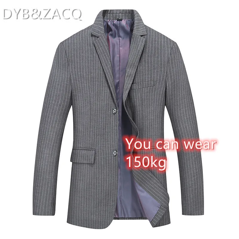 Add Fat Plus Size Suit Autumn and Spring New Fat Large Suit Young Middle-aged Leisure Business Stripe Single Western Coat 8XL
Add Fat Plus Size Suit Autumn and Spring New Fat Large Suit Young Middle-aged Leisure Business Stripe Single Western Coat 8XL
