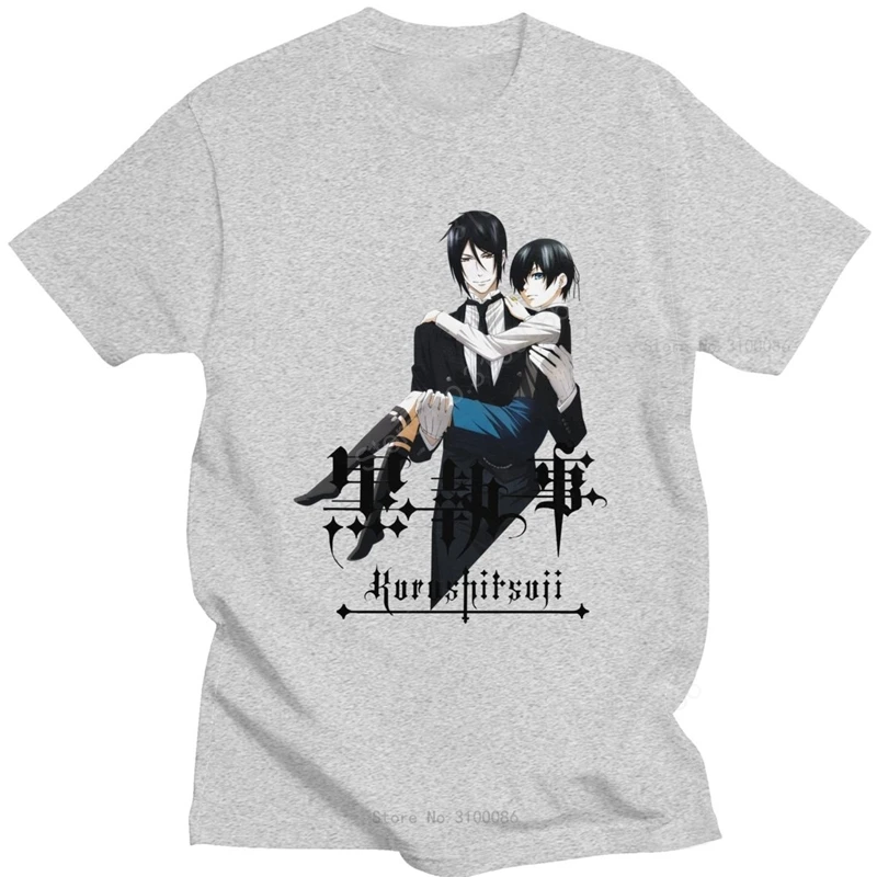 Cool Black Butler Tshirt Men Short Sleeve Kuroshitsuji Ciel T Shirt Phantomhive Printed T-shirt Soft Cotton Anime Manga Tee Tops
Cool Black Butler Tshirt Men Short Sleeve Kuroshitsuji Ciel T Shirt Phantomhive Printed T-shirt Soft Cotton Anime Manga Tee Tops