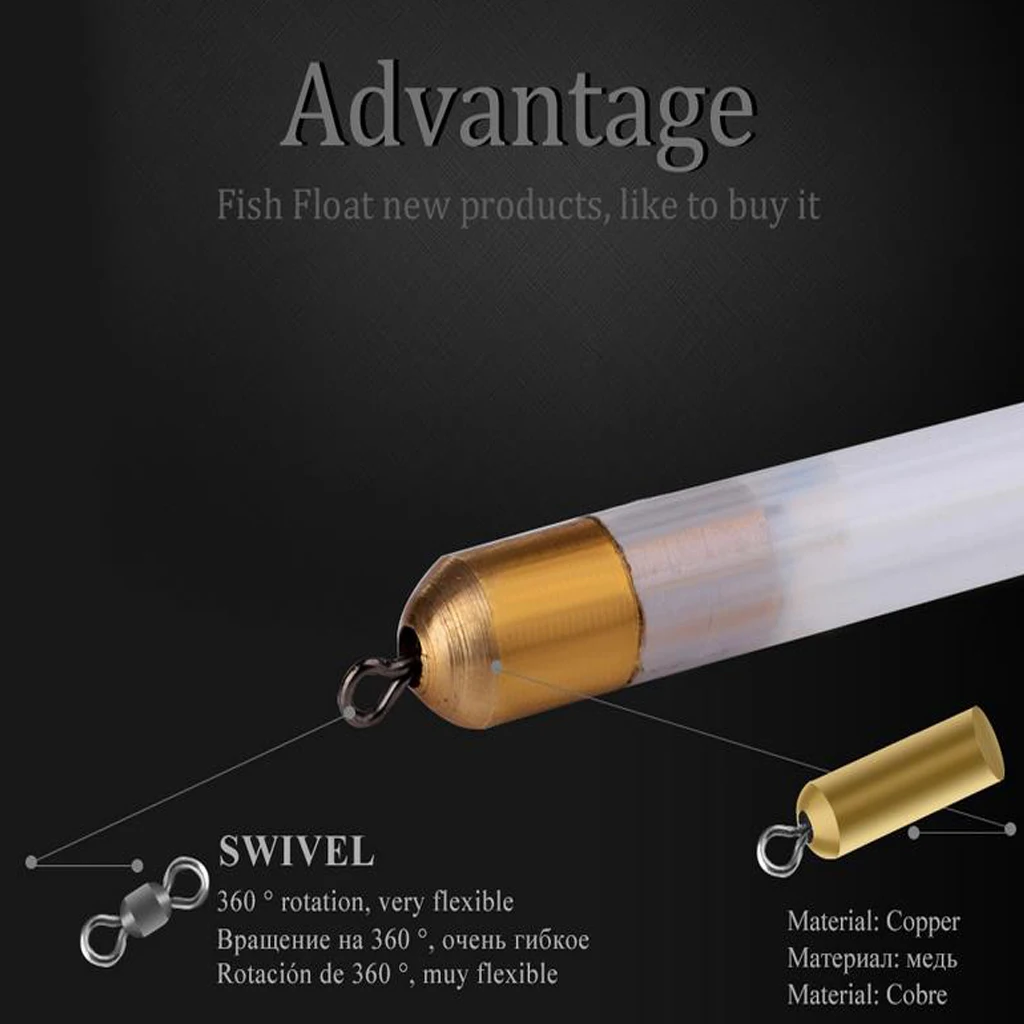 10pcs Fishing Floats Tube Plastic Rock Fishing Buoy Bobbers Fishing Tackle 16cm 20cm
10pcs Fishing Floats Tube Plastic Rock Fishing Buoy Bobbers Fishing Tackle 16cm 20cm