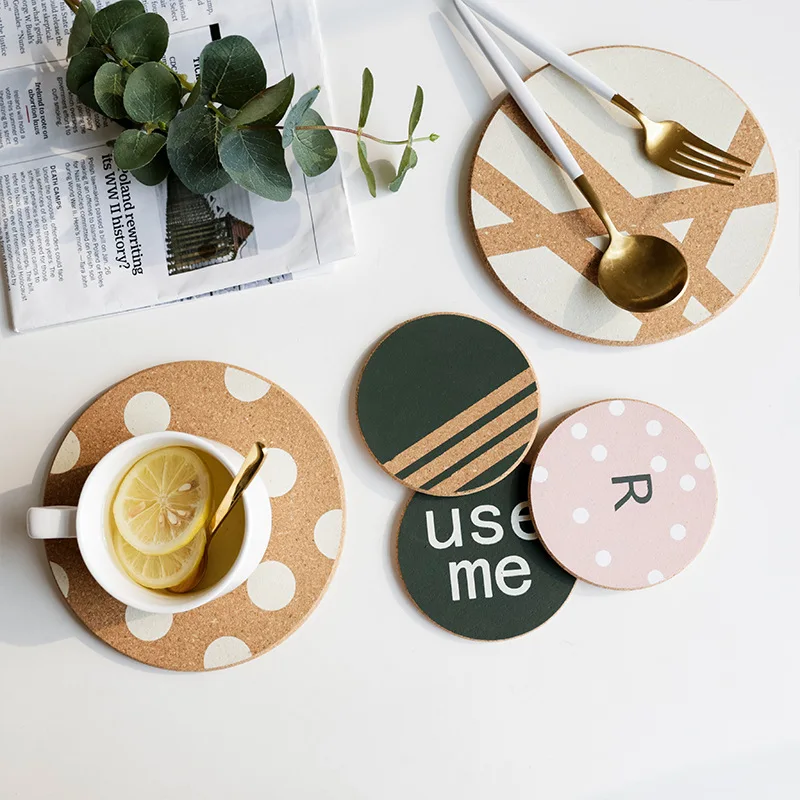5PCS Hot Coaster Natural Cork Style Round Cup Pad Coasters Slip Insulation Pad Cup Mat Pad Hot Drink Holder Home Table Pad ZL320
5PCS Hot Coaster Natural Cork Style Round Cup Pad Coasters Slip Insulation Pad Cup Mat Pad Hot Drink Holder Home Table Pad ZL320