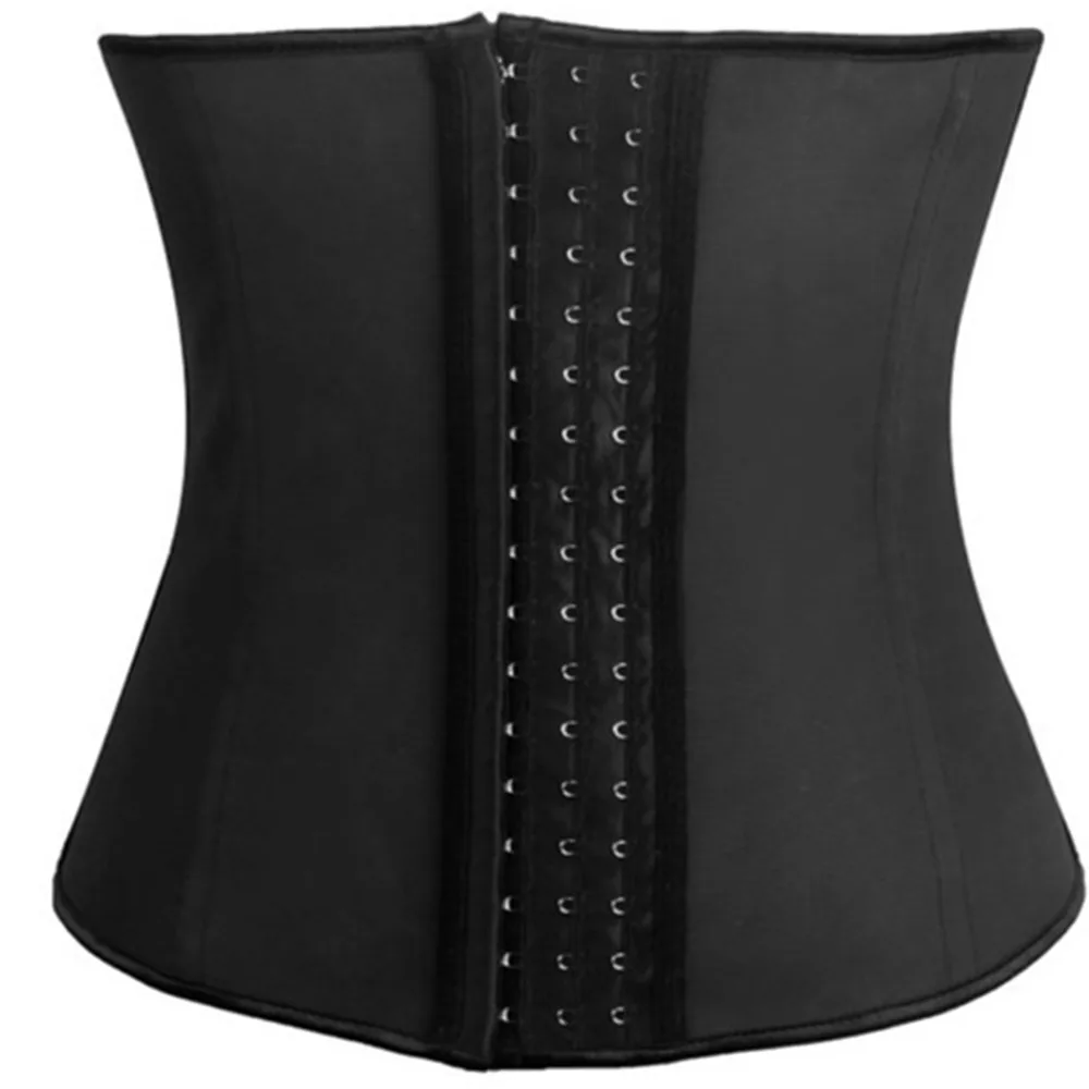 S-XXXL Black Sexy Women Steel Bone Waist Cincher Corset and Bustiers Underbust Latex Cincher Slimming Shapewear corselet
S-XXXL Black Sexy Women Steel Bone Waist Cincher Corset and Bustiers Underbust Latex Cincher Slimming Shapewear corselet