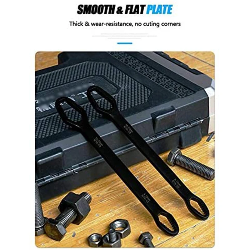 Double End Wrench Universal Spanner 8-22mm Key Set Screw Nuts Wrenches Repair Self-Tightening Universal Wrench
Double End Wrench Universal Spanner 8-22mm Key Set Screw Nuts Wrenches Repair Self-Tightening Universal Wrench