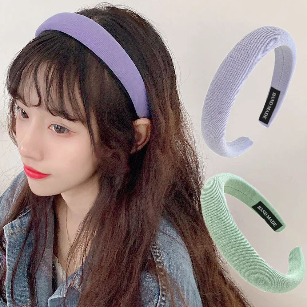 Korea Soild Color Padded Headband Girls Hair Bands Soft Hairband Hair Bezel Women Spring Hair Hoop Headwear Hair Sccessories
Korea Soild Color Padded Headband Girls Hair Bands Soft Hairband Hair Bezel Women Spring Hair Hoop Headwear Hair Sccessories