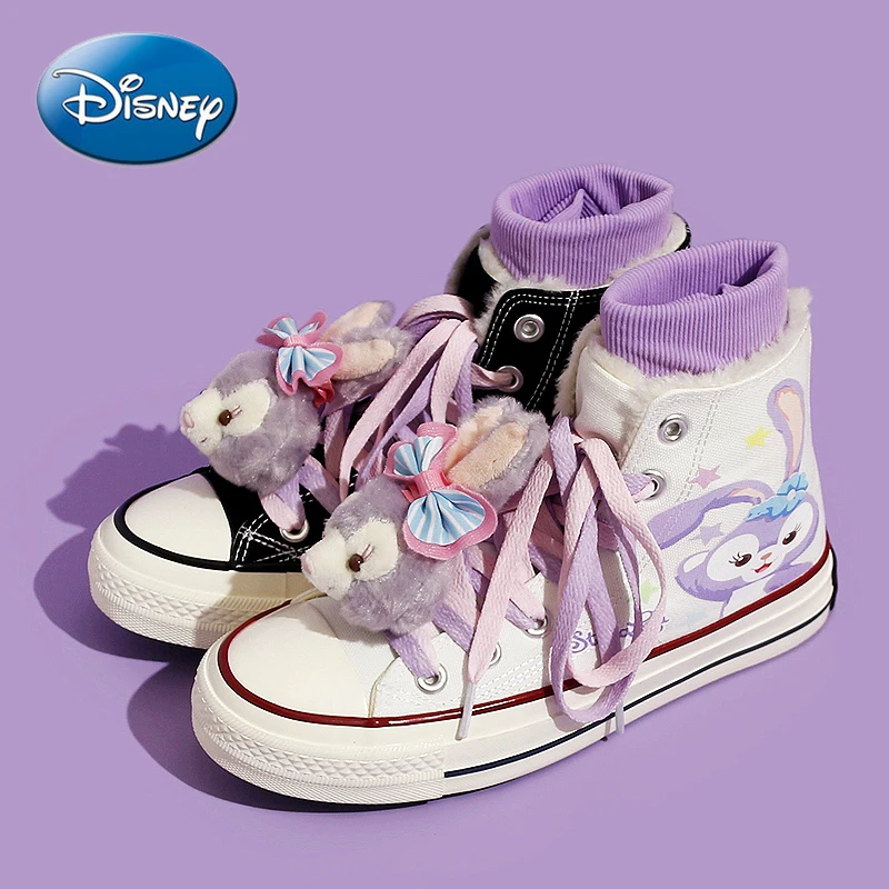 Оригинальные кроссовки Disney Limited Edition Star Delu Rabbit Shoes для мужчин и женщин, парусиновая обувь с высоким берцем, повседневные кроссовки
Оригинальные кроссовки Disney Limited Edition Star Delu Rabbit Shoes для мужчин и женщин, парусиновая обувь с высоким берцем, повседневные кроссовки