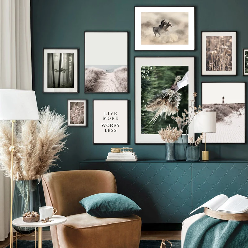 Scandinavian Landscape Canvas Painting Lake Horse Desert Grass Nordic Poster Print Living Room DecorWall Art Picture Modern 
Scandinavian Landscape Canvas Painting Lake Horse Desert Grass Nordic Poster Print Living Room DecorWall Art Picture Modern