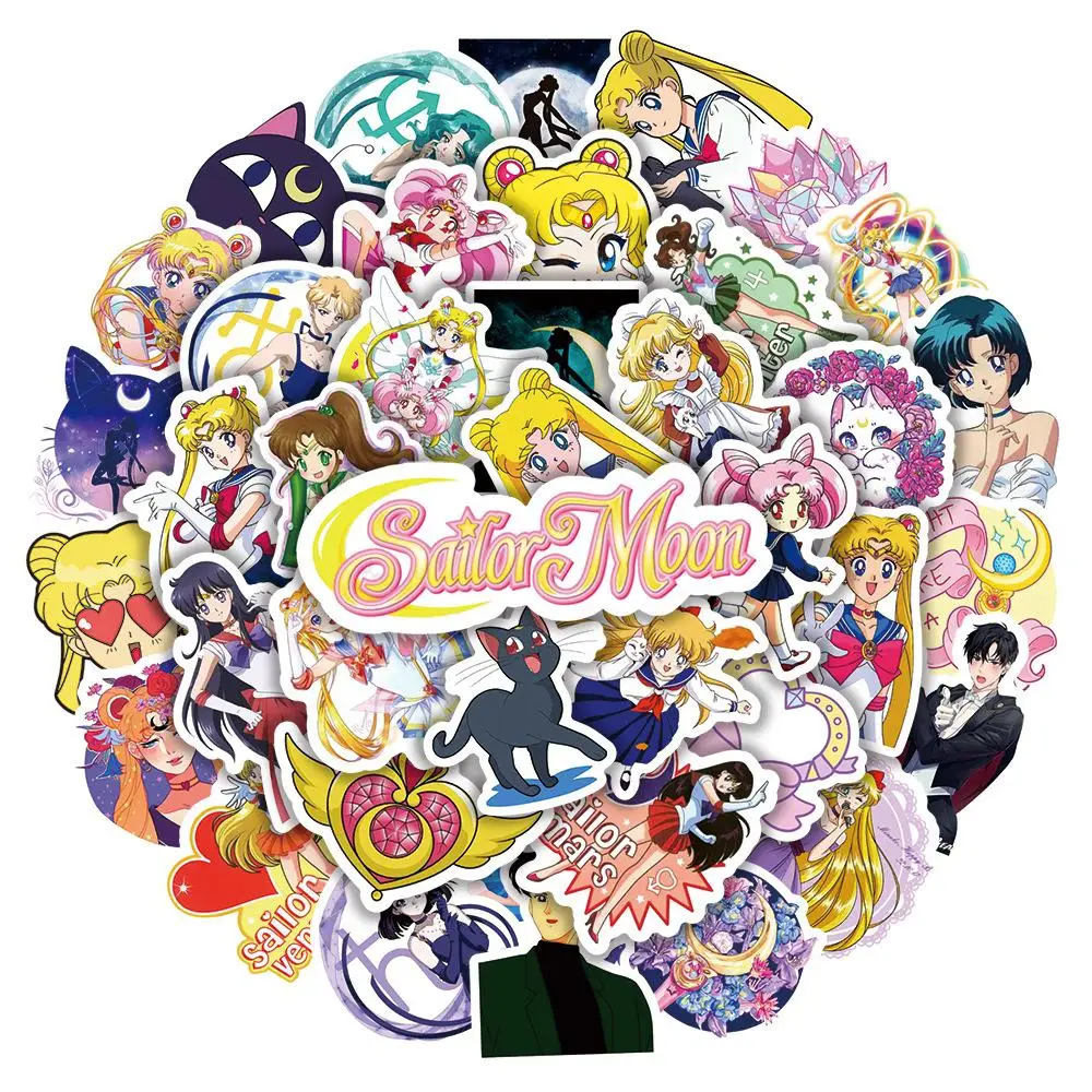 100Pcs Kawaii Sailor Moon Luna Anime Stickers Aesthetic Graffiti Decals Cute Laptop Guitar Notebook Waterproof Cat Stickers Toys
100Pcs Kawaii Sailor Moon Luna Anime Stickers Aesthetic Graffiti Decals Cute Laptop Guitar Notebook Waterproof Cat Stickers Toys
