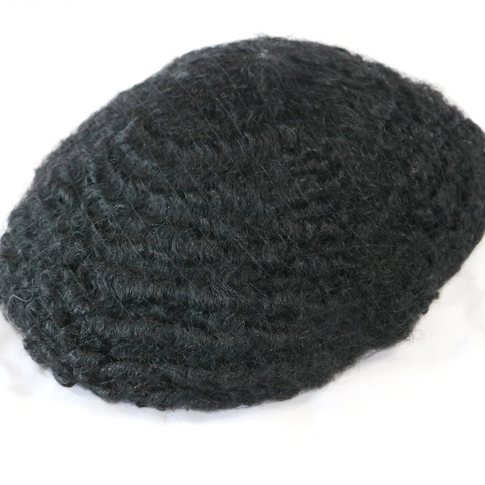 New Toupee for Man Europen Human Hair Replacement Systems Men Hairpiece Full Pu Curly Wig For Men 
New Toupee for Man Europen Human Hair Replacement Systems Men Hairpiece Full Pu Curly Wig For Men