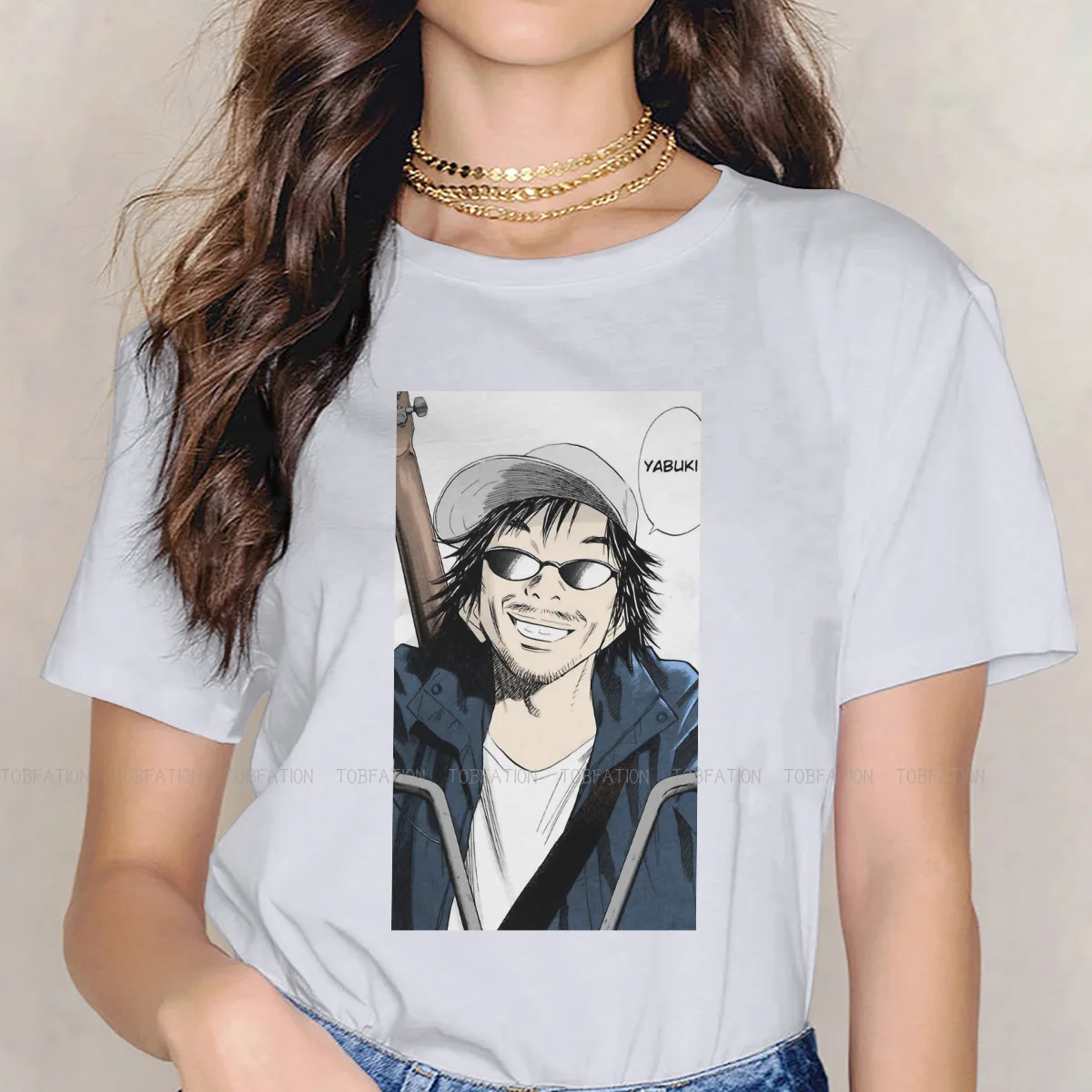 Kenji Endo Yabuki joe Women's T Shirt 20th Century Boys Manga Otcho Ladies Tees Harajuku Cotton Tops Basic Tshirt Oversized 
Kenji Endo Yabuki joe Women's T Shirt 20th Century Boys Manga Otcho Ladies Tees Harajuku Cotton Tops Basic Tshirt Oversized