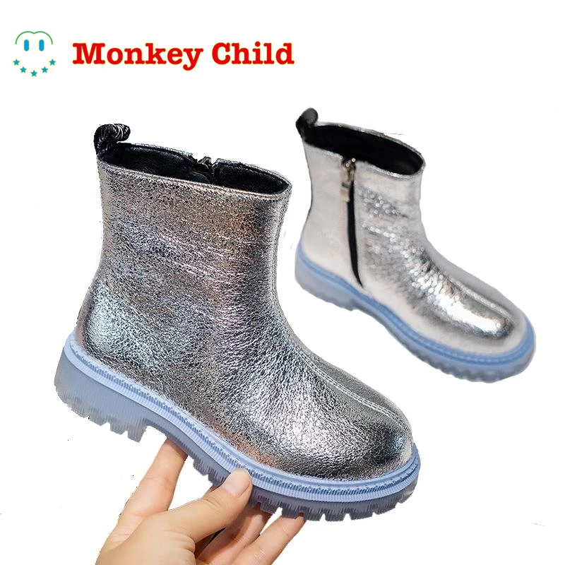 Martin Boots For Girls Winter 2021 New Single Silver Flat Boots Children Students Short Boots Baby Black Shoes Fashion Antiskid
Martin Boots For Girls Winter 2021 New Single Silver Flat Boots Children Students Short Boots Baby Black Shoes Fashion Antiskid
