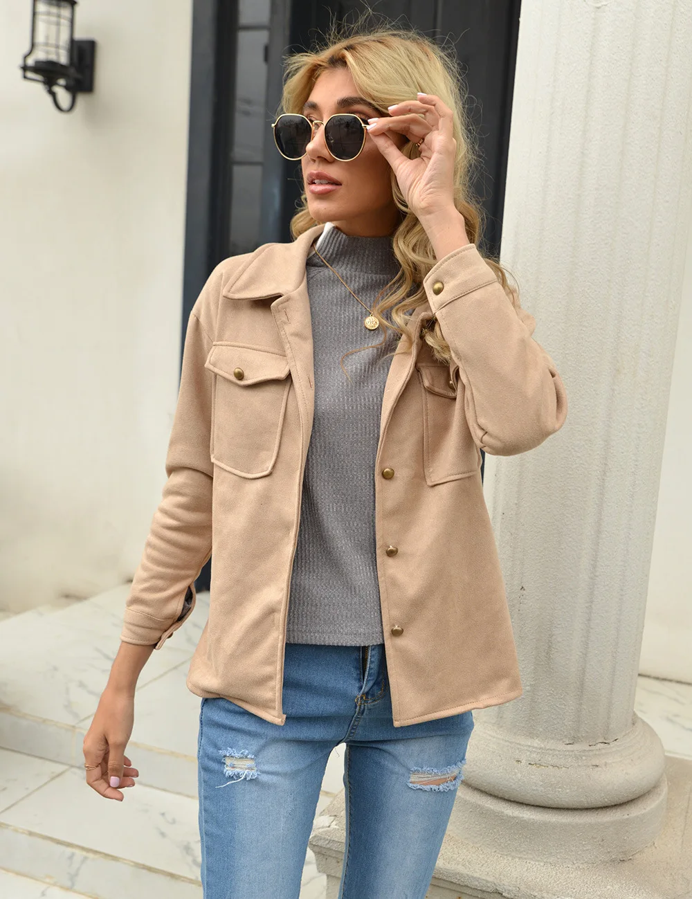 Prowow Autumn Winter Women Solid Velvet Button Jacket Female Casual Streetwear Long Sleeve Pockets Turn Down Collar Coat S-2XL
Prowow Autumn Winter Women Solid Velvet Button Jacket Female Casual Streetwear Long Sleeve Pockets Turn Down Collar Coat S-2XL