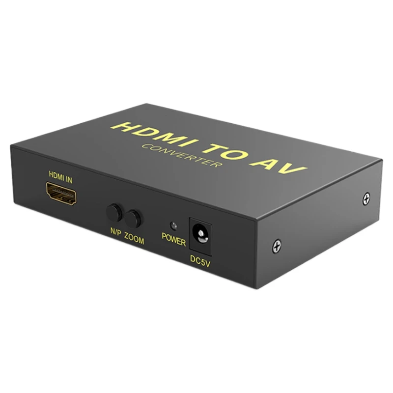 1080P HDMI To AV Adapter HD HDMI To S-Video Converter Audio And Video Converter For Computer Tv PS4(EU Plug)
1080P HDMI To AV Adapter HD HDMI To S-Video Converter Audio And Video Converter For Computer Tv PS4(EU Plug)