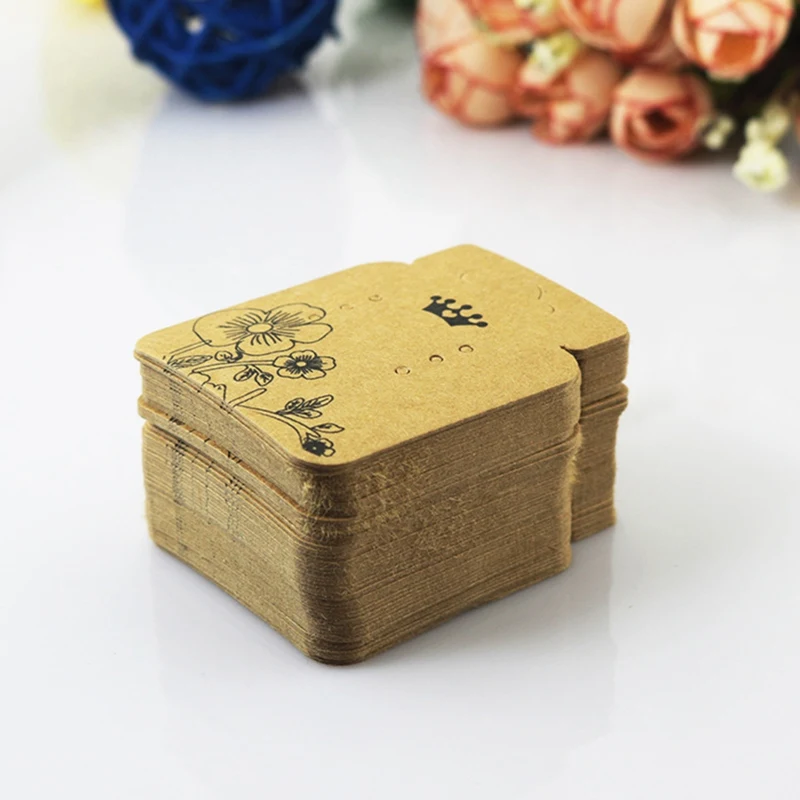 100pcs5.2*4.5cm Earring Display Card Earring Card Holder Blank Kraft Paper Tags for DIY Ear Studs Long Drop Jewelry Display Card
100pcs5.2*4.5cm Earring Display Card Earring Card Holder Blank Kraft Paper Tags for DIY Ear Studs Long Drop Jewelry Display Card