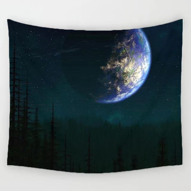 150*130 Night Scenic Tapestry Wall Hanging Decor Star Plant Printed Carpet Home Decor Hanging Living Printing Wall Tapestry
150*130 Night Scenic Tapestry Wall Hanging Decor Star Plant Printed Carpet Home Decor Hanging Living Printing Wall Tapestry