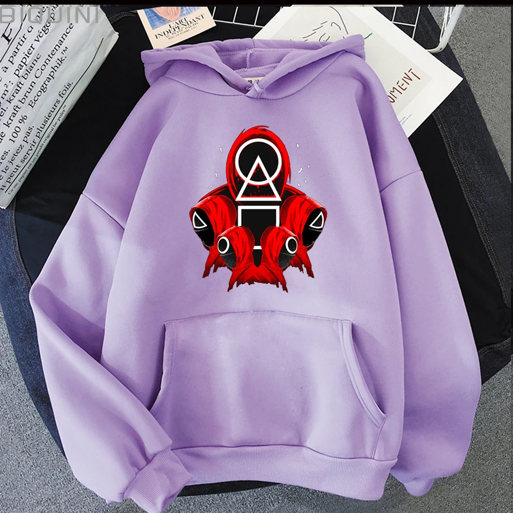 Squid Game 오징어게임 Graphic Hoodies Juego Calamar Female Tops Streetwear Women Men Autumn Winter Hoody Hot Korean TV Cosplay Hoody
Squid Game 오징어게임 Graphic Hoodies Juego Calamar Female Tops Streetwear Women Men Autumn Winter Hoody Hot Korean TV Cosplay Hoody