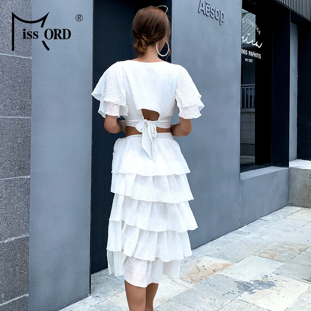 Missord 2021 Women Sexy Deep V 2 Pcs Sets Female Solid Color Set Chiffon Ruffles High Split Holiday Beach Dress M0520-1
Missord 2021 Women Sexy Deep V 2 Pcs Sets Female Solid Color Set Chiffon Ruffles High Split Holiday Beach Dress M0520-1