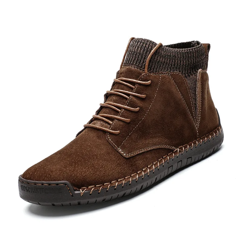 Brand Winter Warm Men Snow Boots High Quality Cow Suede Man Ankle Boots Fur Men Shoes Plush Autumn Basic Drive Boots Big Size 48
Brand Winter Warm Men Snow Boots High Quality Cow Suede Man Ankle Boots Fur Men Shoes Plush Autumn Basic Drive Boots Big Size 48