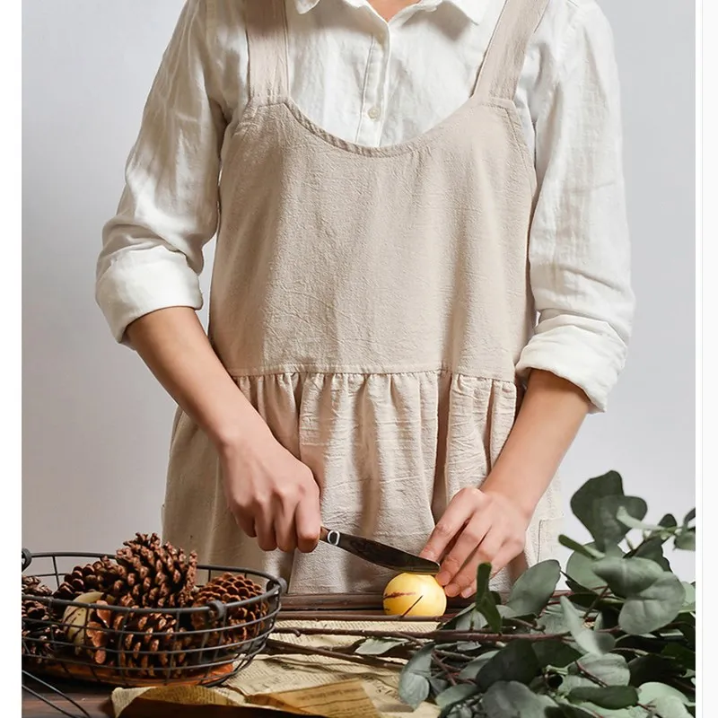 Nordic Simple Lady Women Apron Cotton Linen High-grade Kitchen Apron For Cooking Baking Restaurant Apron
Nordic Simple Lady Women Apron Cotton Linen High-grade Kitchen Apron For Cooking Baking Restaurant Apron