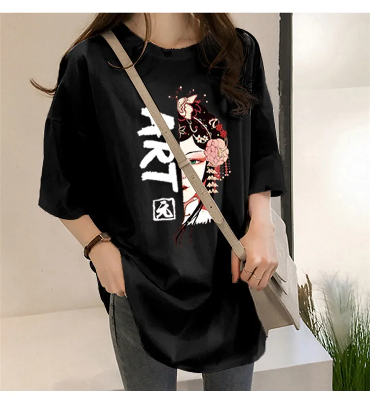 women's short-sleeved women's new loose Korean version of the large size t-shirt women's half-sleeved round neck printed cotton
women's short-sleeved women's new loose Korean version of the large size t-shirt women's half-sleeved round neck printed cotton
