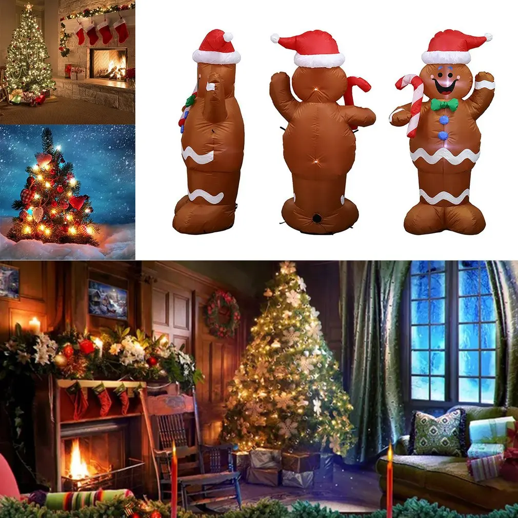 Рождественский надувной имбирь для мужчин, украшение для конфет, зимний надувной декор для улицы, рождественское светящееся украшение
Рождественский надувной имбирь для мужчин, украшение для конфет, зимний надувной декор для улицы, рождественское светящееся украшение