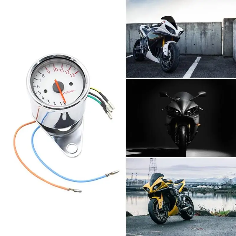 Hot Sale Motorcycle Tachometer Delicate Texture 12V 0-13000 Tachometer Retro Tach RPM Gauge Rev Counter Universal for Motorcycle
Hot Sale Motorcycle Tachometer Delicate Texture 12V 0-13000 Tachometer Retro Tach RPM Gauge Rev Counter Universal for Motorcycle
