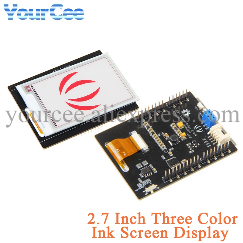 2.7'' 2.7 Inch three-color electronic ink Shield for Arduino Electronic Ink Screen Expansion Board Module IIC I2C Display Module
2.7'' 2.7 Inch three-color electronic ink Shield for Arduino Electronic Ink Screen Expansion Board Module IIC I2C Display Module