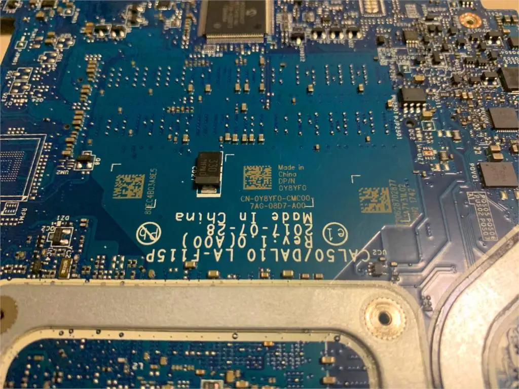 FOR DELL Inspiron 5570 5770 laptop motherboard CAL50/DAL10 LA-F115P CN-0Y8YF0 Y8YF0 WITH SR3LC I7-8550U 4GB 100% fully tested
FOR DELL Inspiron 5570 5770 laptop motherboard CAL50/DAL10 LA-F115P CN-0Y8YF0 Y8YF0 WITH SR3LC I7-8550U 4GB 100% fully tested