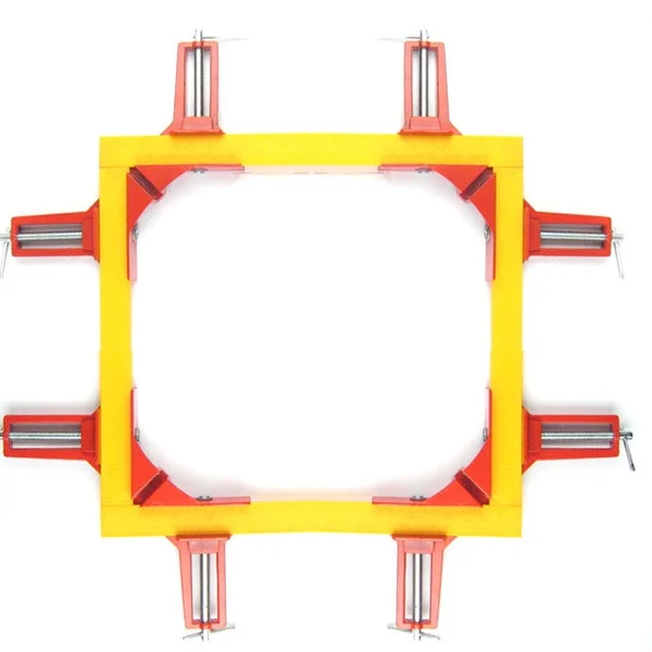 New-4pcs 75mm Mitre Corner Clamps Picture Frame Holder Woodwork Right Angle Red | Обустройство дома