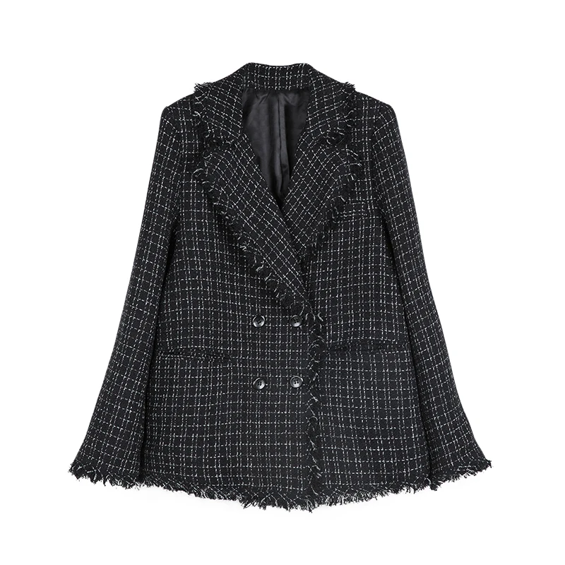 YIEELACOO Tweed jacket double-breasted 2020 autumn / winter women's jacket Slim in the long suit small incense jacket
YIEELACOO Tweed jacket double-breasted 2020 autumn / winter women's jacket Slim in the long suit small incense jacket