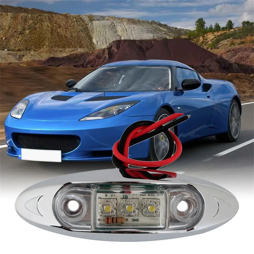 1x Best Promotion 12V Waterproof 3LED Beads Car Trailer Truck Edge Side Marker Clearance Light F5 Straight Bulb Warning Lamp
1x Best Promotion 12V Waterproof 3LED Beads Car Trailer Truck Edge Side Marker Clearance Light F5 Straight Bulb Warning Lamp