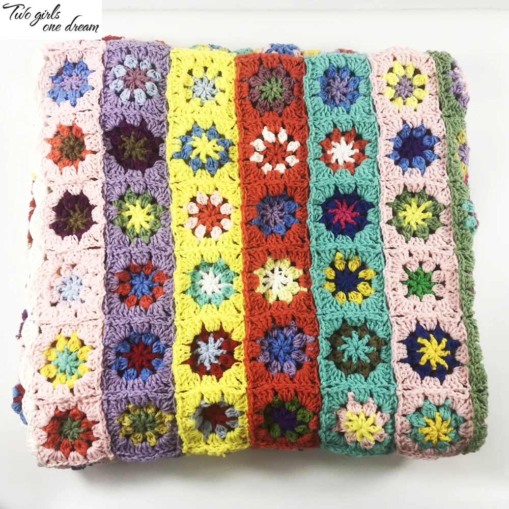 DIY Crochet Baby Blanket Cushion Felt Colourful Stripe Daisy Mats Handmade Tablecloth Fashion Carpet For Wedding Table Runner
DIY Crochet Baby Blanket Cushion Felt Colourful Stripe Daisy Mats Handmade Tablecloth Fashion Carpet For Wedding Table Runner