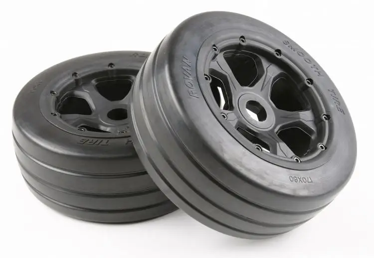Front Wheels On-Road Racing Slick Tires Mounted on Strong 5-Spoke Rims 24mm Hex for HPI Rovan Baja 5R 5B
Front Wheels On-Road Racing Slick Tires Mounted on Strong 5-Spoke Rims 24mm Hex for HPI Rovan Baja 5R 5B