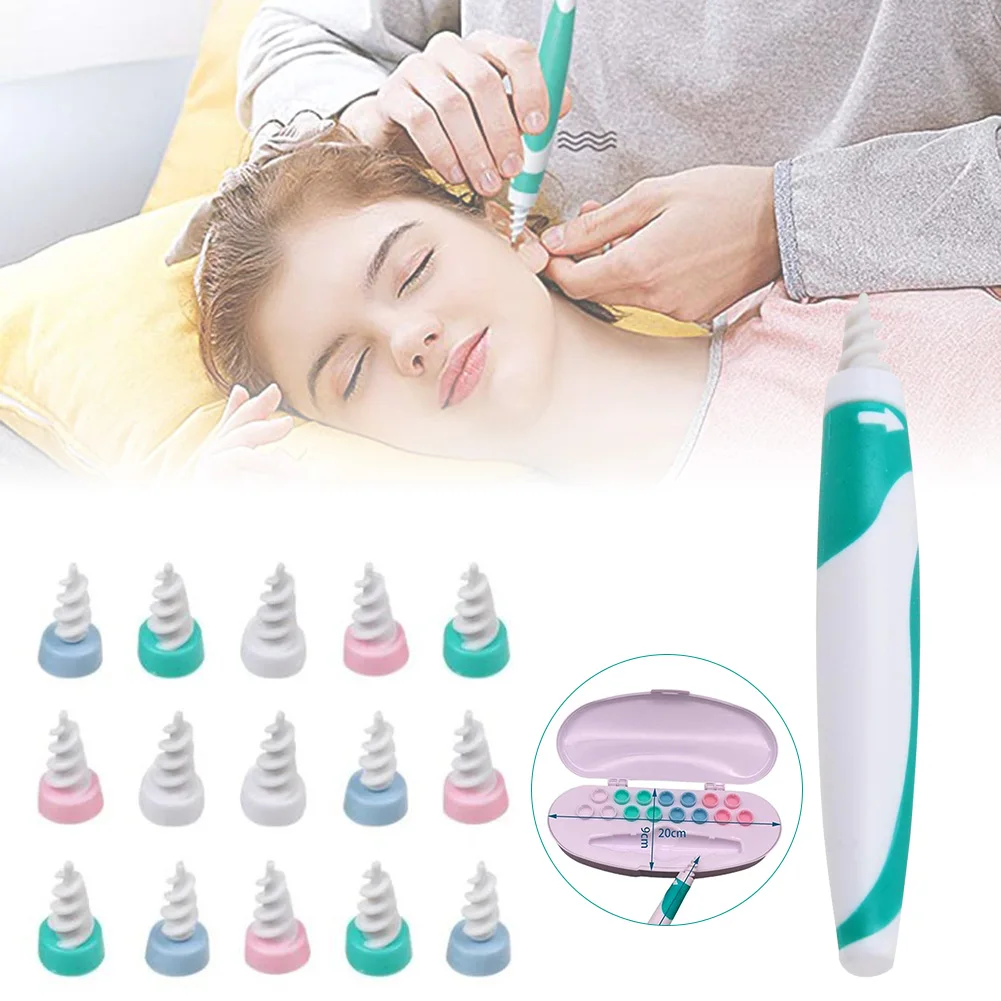 Ear Wax Removal Kit Ear Cleaning Spiral Swab with 15 Soft Replacement Tips for Adult Earwax Removing highly recommended
Ear Wax Removal Kit Ear Cleaning Spiral Swab with 15 Soft Replacement Tips for Adult Earwax Removing highly recommended
