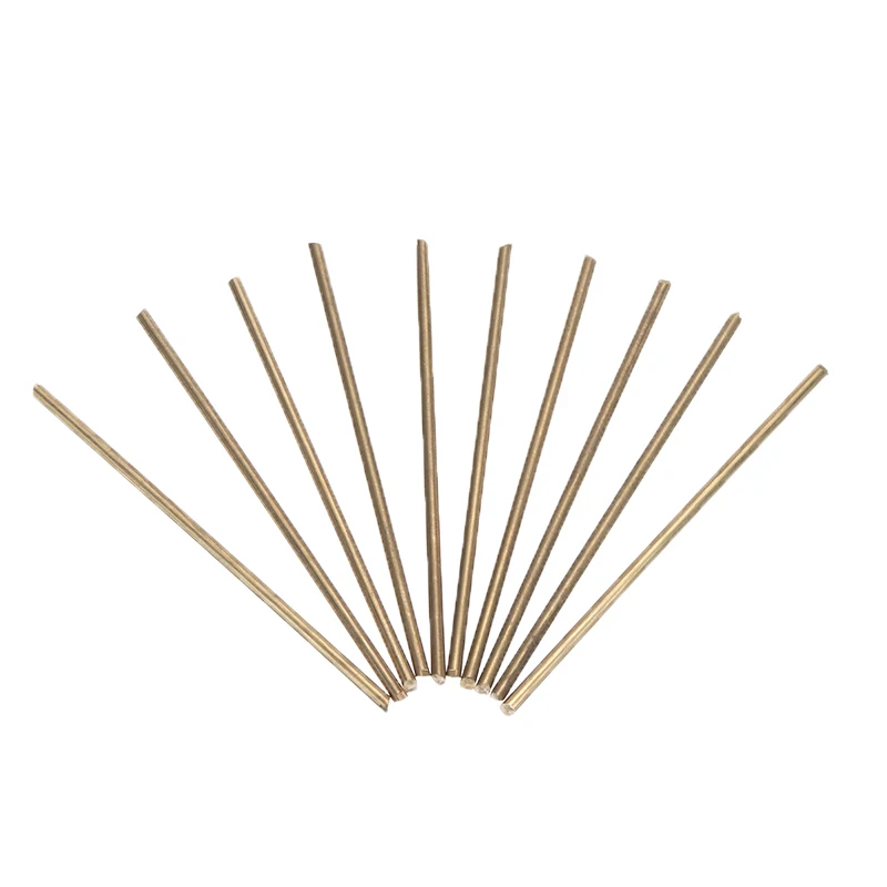 10pcs Brass Round Rod Bar 100mm Length 3mm Diameter with Corrosion Resistance For RC Model Airplane
10pcs Brass Round Rod Bar 100mm Length 3mm Diameter with Corrosion Resistance For RC Model Airplane