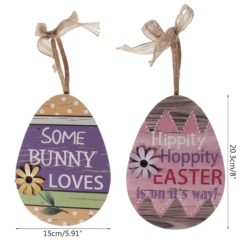 Happy Easter Wooden Eggs Hanging Pendant Ornaments Craft Home Easter Party Decoration DIY Props
Happy Easter Wooden Eggs Hanging Pendant Ornaments Craft Home Easter Party Decoration DIY Props