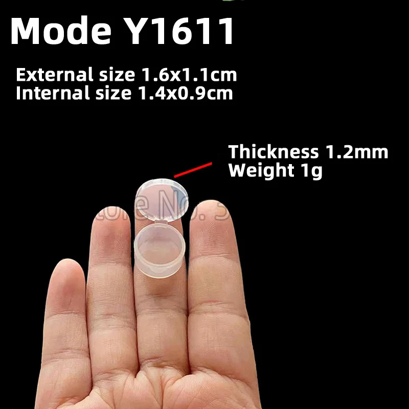 50 pieces Y1611 Round Plastic Case Parts Accessory Organize Storage Screw Sample Transparent Box 1.4x0.9cm
50 pieces Y1611 Round Plastic Case Parts Accessory Organize Storage Screw Sample Transparent Box 1.4x0.9cm