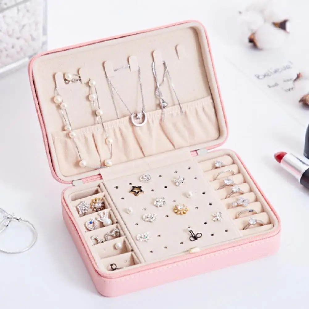 Jewelry Organizer Storage Box Space-saving Jewelry Case Earrings Holder Ring Organizer Jewelry Display шкатулка для украшений
Jewelry Organizer Storage Box Space-saving Jewelry Case Earrings Holder Ring Organizer Jewelry Display шкатулка для украшений