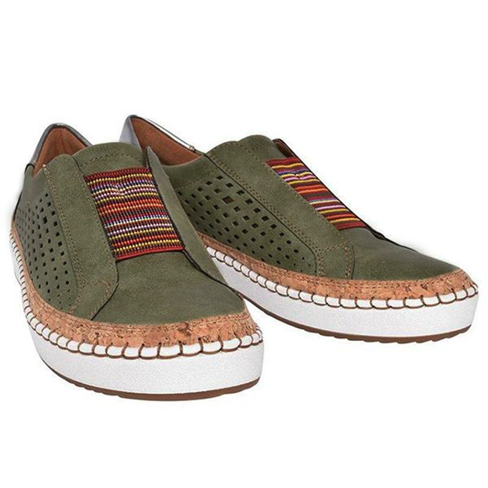 Women Slip-On Sneaker Casual Hollow Out Loafers Women Vulcanized Shoes Comfortable Ladies Leather Flats Driving Shoes Zapatos
Women Slip-On Sneaker Casual Hollow Out Loafers Women Vulcanized Shoes Comfortable Ladies Leather Flats Driving Shoes Zapatos