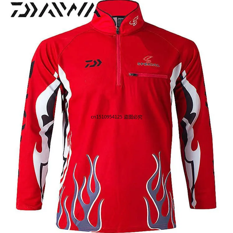 2021 Daiwa Fishing Shirts Fishing Clothing UV Protection Moisture Wicking Breathable Fishing Clothes Long Sleeve Fishing Shirt
2021 Daiwa Fishing Shirts Fishing Clothing UV Protection Moisture Wicking Breathable Fishing Clothes Long Sleeve Fishing Shirt