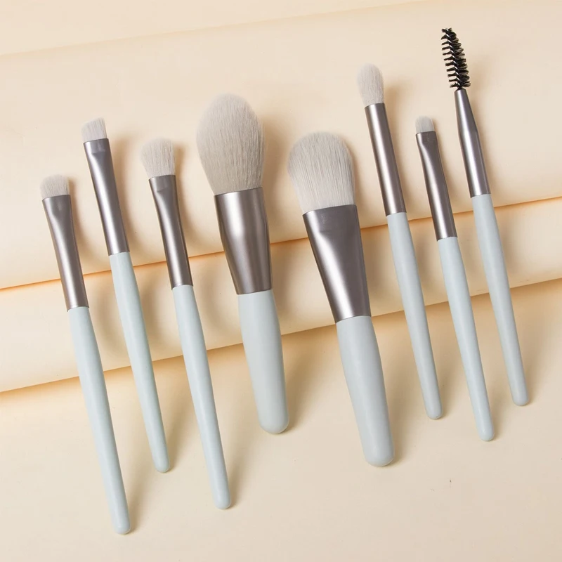New Portable 8PCS Makeup Brush Set Blending Make Up Brush Beauty Tool Mini Matte Soft Hair Eyeshadow Brush With Storage Bag
New Portable 8PCS Makeup Brush Set Blending Make Up Brush Beauty Tool Mini Matte Soft Hair Eyeshadow Brush With Storage Bag