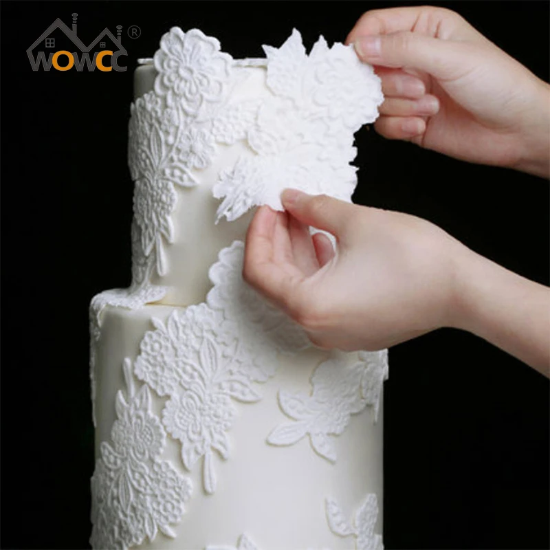WOWCC Lace Border Decor Flower Mould Silicone Mold Fondant Cake Decorating Tool Gumpaste Sugarcraft Chocolate Forms Bakeware
WOWCC Lace Border Decor Flower Mould Silicone Mold Fondant Cake Decorating Tool Gumpaste Sugarcraft Chocolate Forms Bakeware