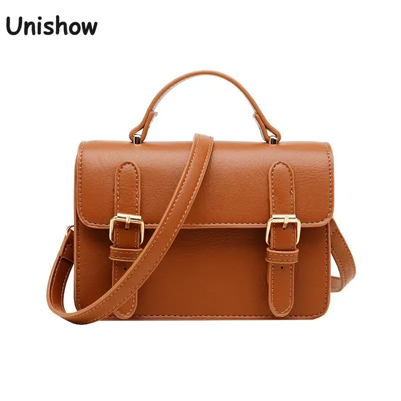 Unishow Pu Leather Women Bag Solid Vintage Messenger Bag Simple Casual Women Shoulder Bag Small Lady Totes Handbag
Unishow Pu Leather Women Bag Solid Vintage Messenger Bag Simple Casual Women Shoulder Bag Small Lady Totes Handbag