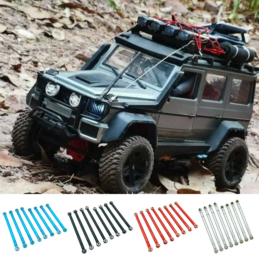 8 Pcs Metal Wheelbase Link Rod Chassis Linkage Set for RC Car 1/12 MN MN86K MN86KS RC Crawler Upgrade Parts Accessories
8 Pcs Metal Wheelbase Link Rod Chassis Linkage Set for RC Car 1/12 MN MN86K MN86KS RC Crawler Upgrade Parts Accessories