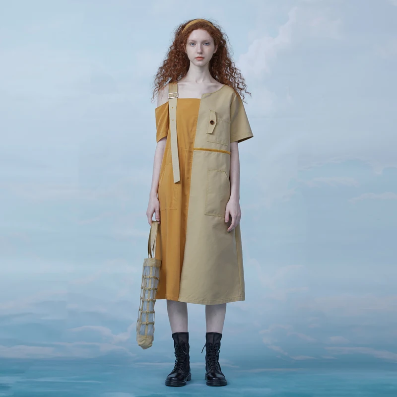 IRINACH214 2020SS NEW COLLECTION asymmetrical patchwork safari style short sleeves long women dress
IRINACH214 2020SS NEW COLLECTION asymmetrical patchwork safari style short sleeves long women dress