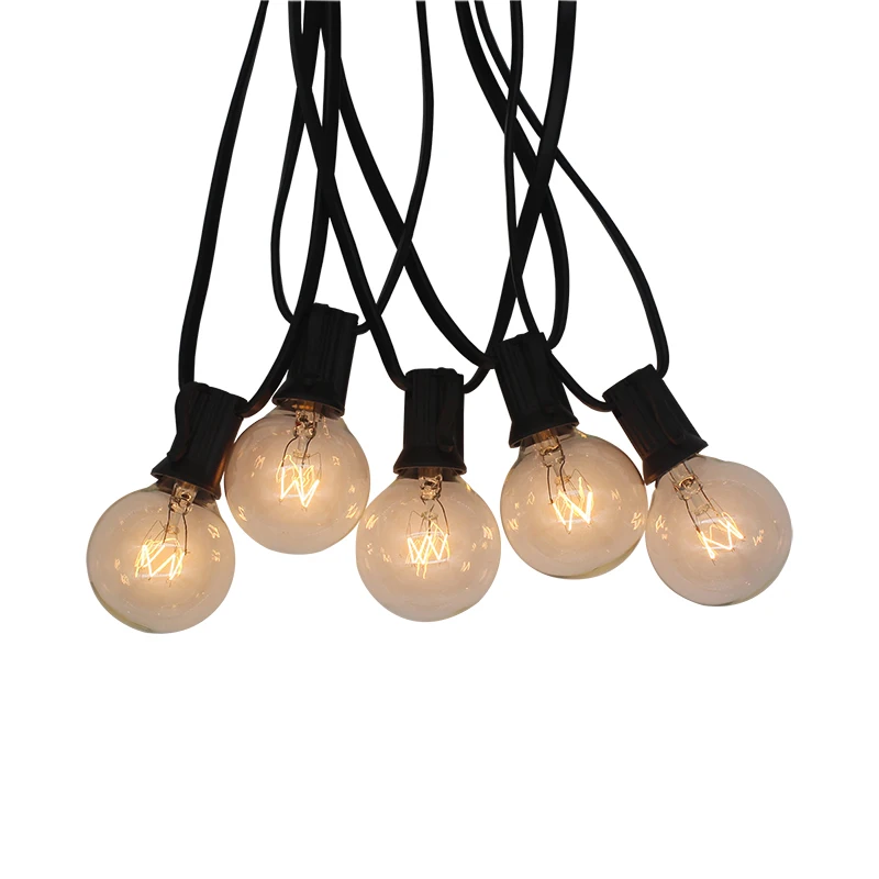 25ft Fairy String Light Outdoor Christmas Decoration Patio String Light For Outdoor Party Garden Garland Wedding Home G40 Bulb
25ft Fairy String Light Outdoor Christmas Decoration Patio String Light For Outdoor Party Garden Garland Wedding Home G40 Bulb
