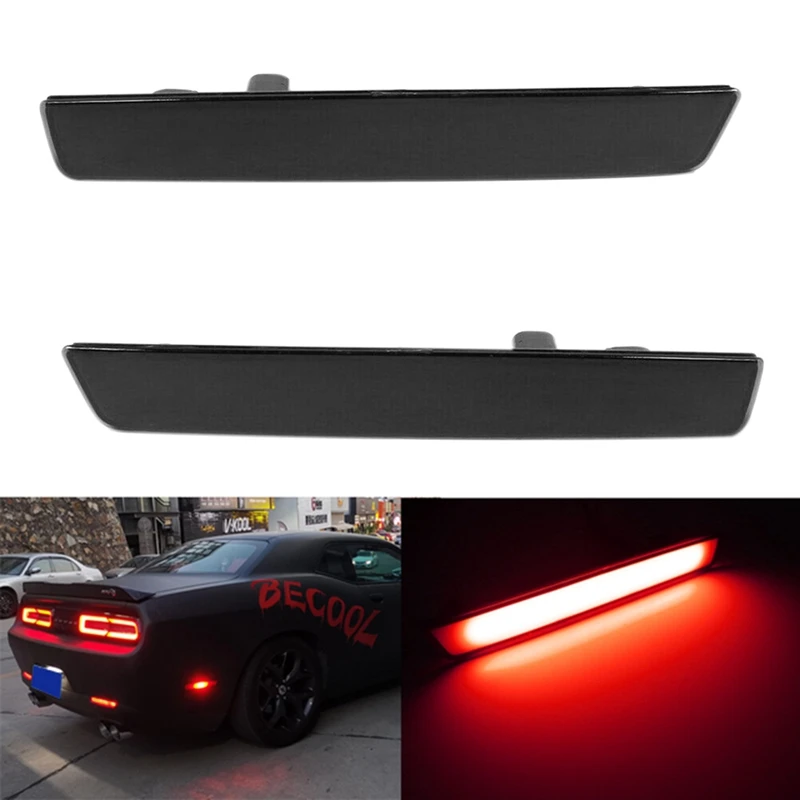 2Pcs Smoke Lens Front Fender LED Side Marker Lights Lamp Assembly for Dodge Challenger 2015-2020
2Pcs Smoke Lens Front Fender LED Side Marker Lights Lamp Assembly for Dodge Challenger 2015-2020